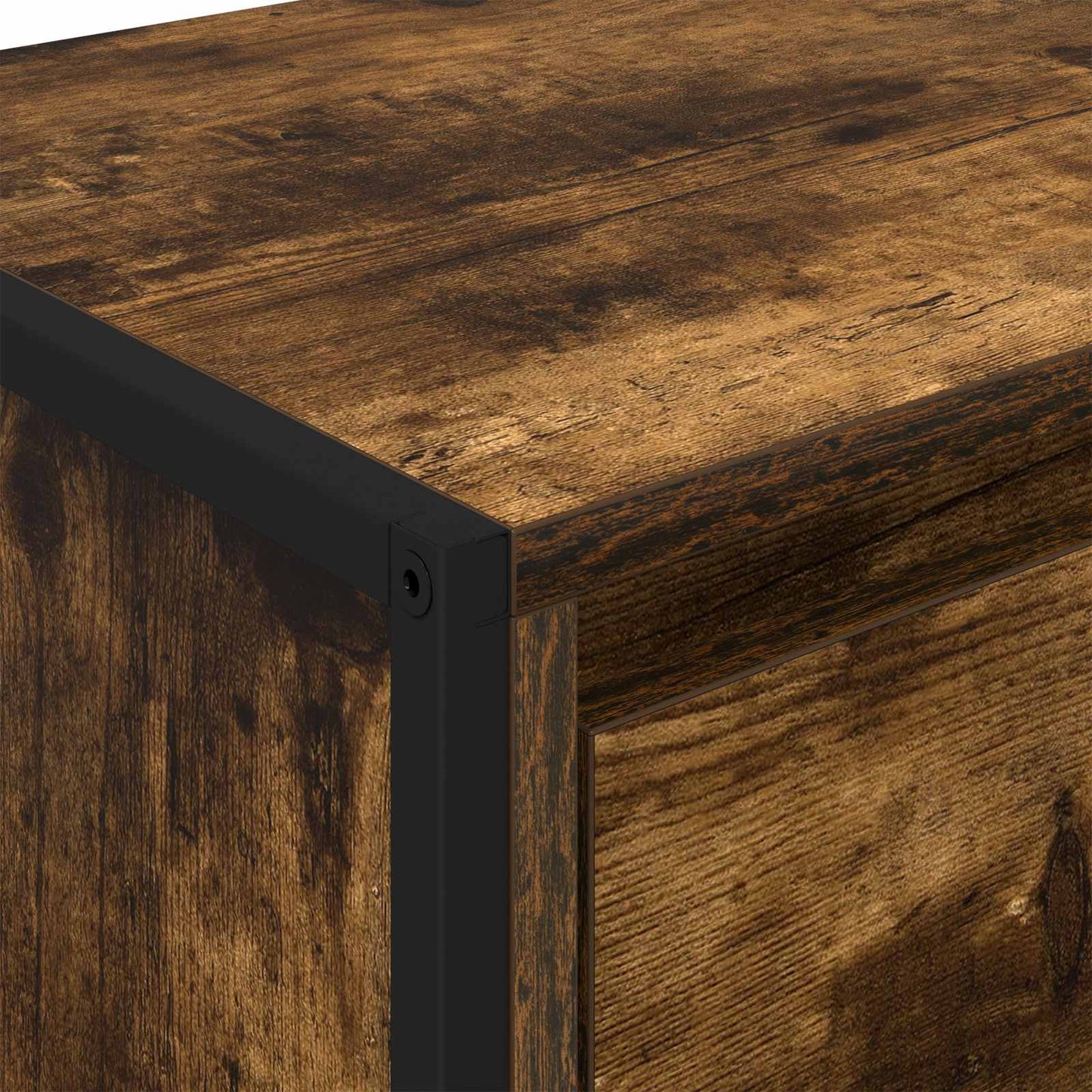 vidaXL Sideboard Smoke Oak 43 x 36 x 75.5 cm Engineered Wood