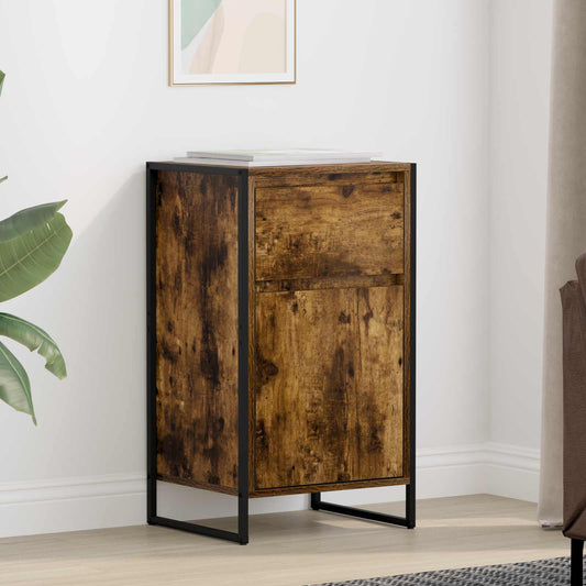 vidaXL Sideboard Smoked Oak 43 x 36 x 75.5 cm Engineered Wood