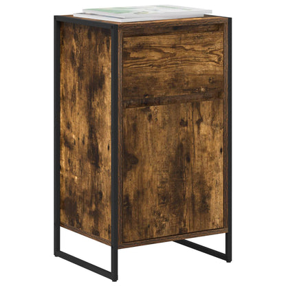 vidaXL Sideboard Smoke Oak 43 x 36 x 75.5 cm Engineered Wood