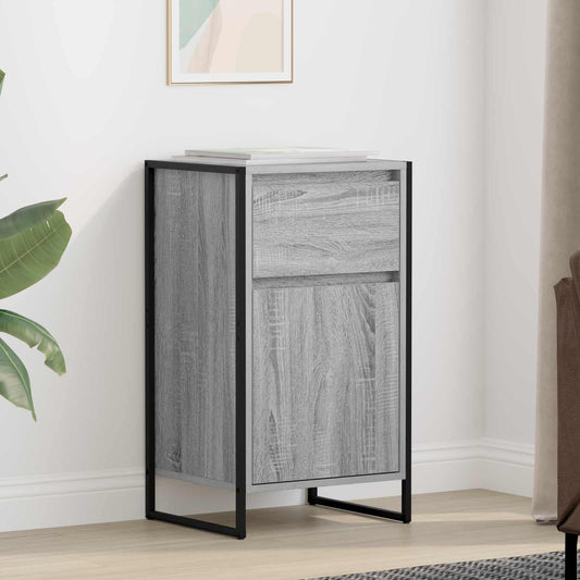 vidaXL Sideboard Grey Sonoma 43 x 36 x 75.5 cm Engineered Wood