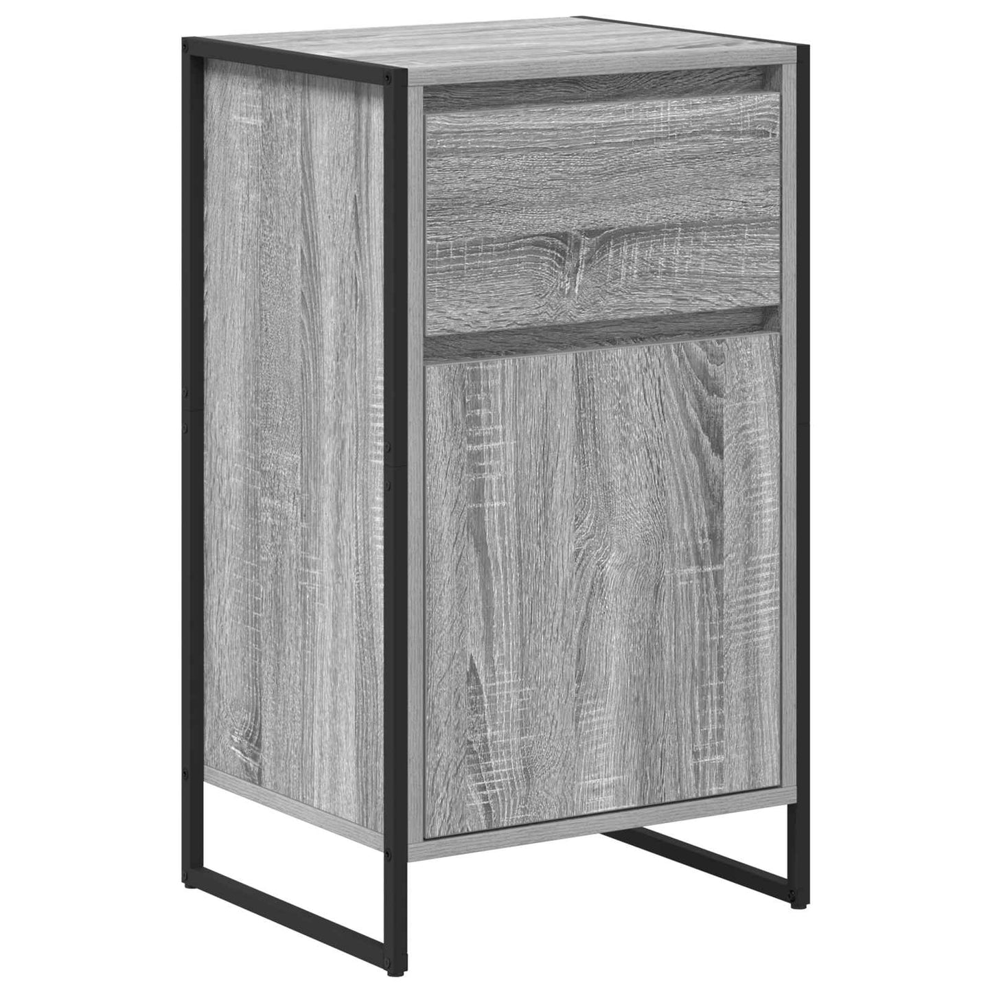 vidaXL Sideboard Grey Sonoma 43 x 36 x 75.5 cm Engineered Wood