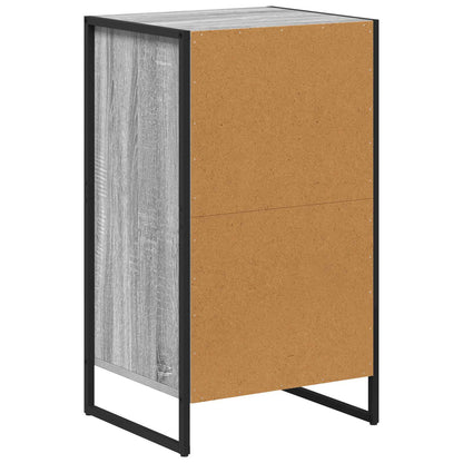 vidaXL Sideboard Grey Sonoma 43 x 36 x 75.5 cm Engineered Wood