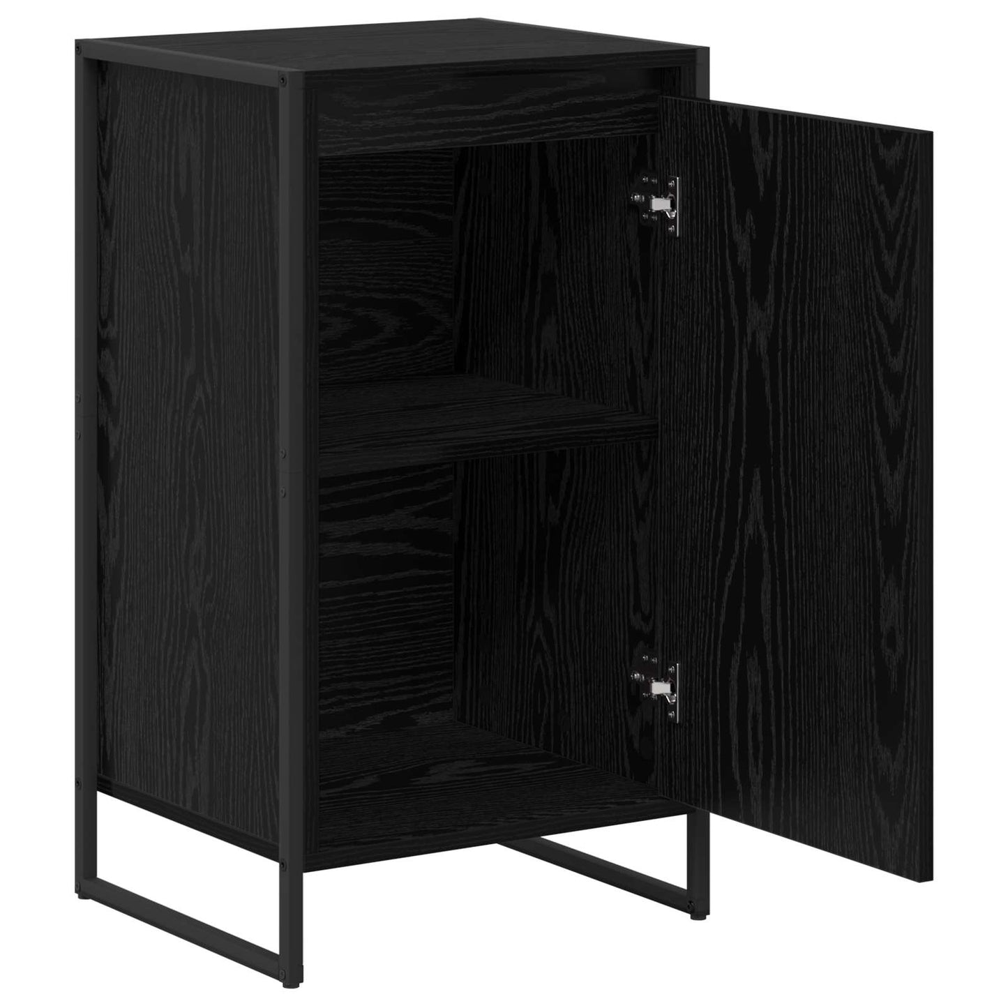 vidaXL Sideboard Black Oak 43 x 36 x 75.5 cm Engineered Wood