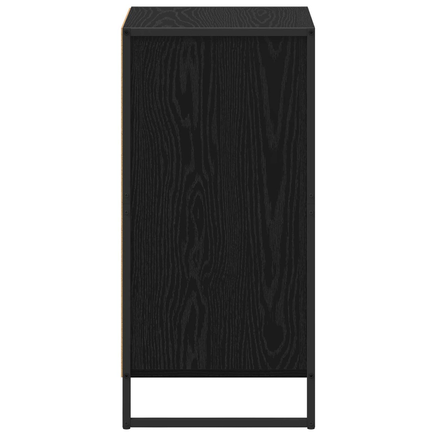 vidaXL Sideboard Black Oak 43 x 36 x 75.5 cm Engineered Wood