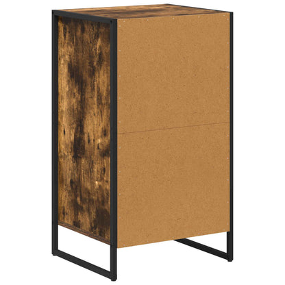 vidaXL Sideboard Smoke Oak 43 x 36 x 75.5 cm Engineered Wood