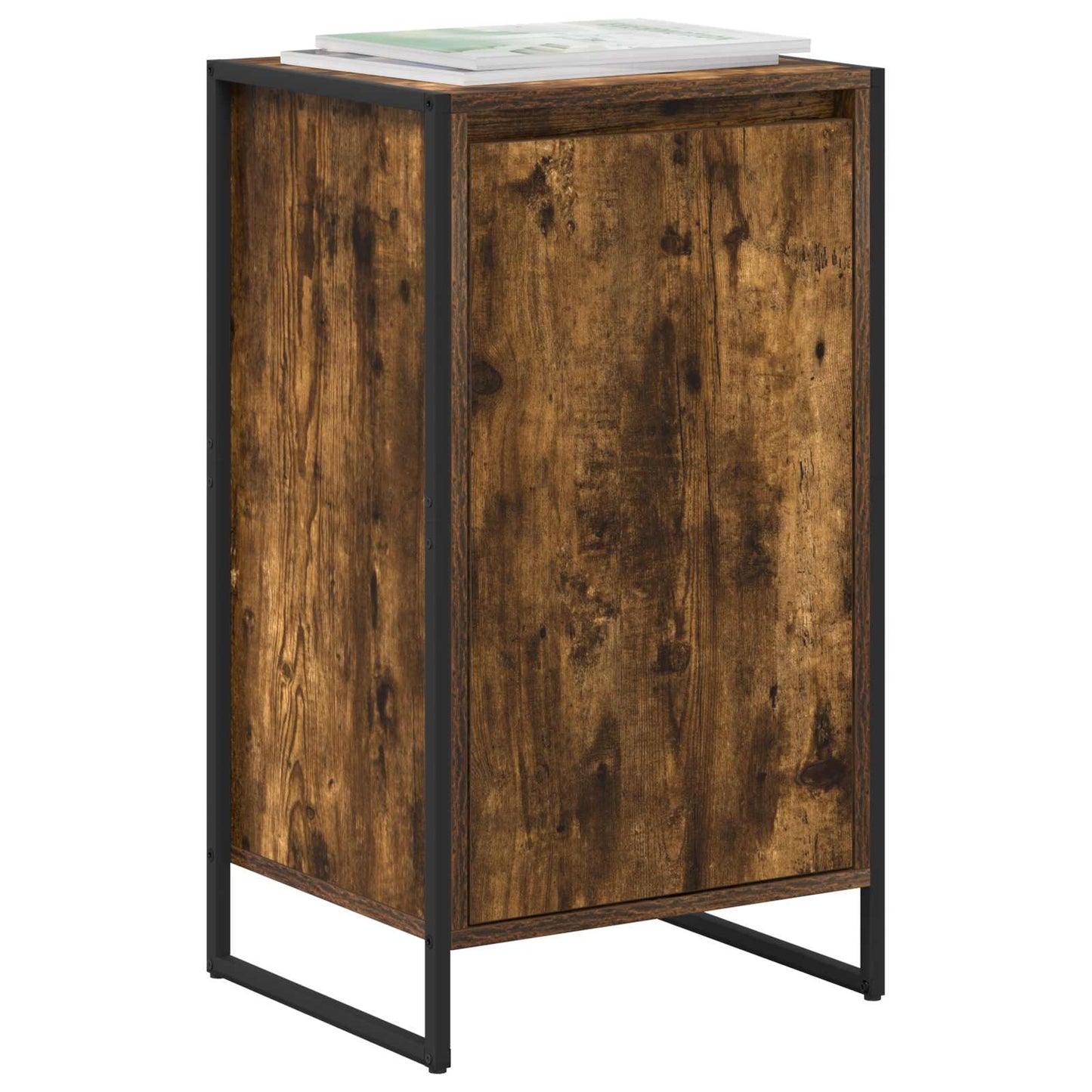vidaXL Sideboard Smoke Oak 43 x 36 x 75.5 cm Engineered Wood