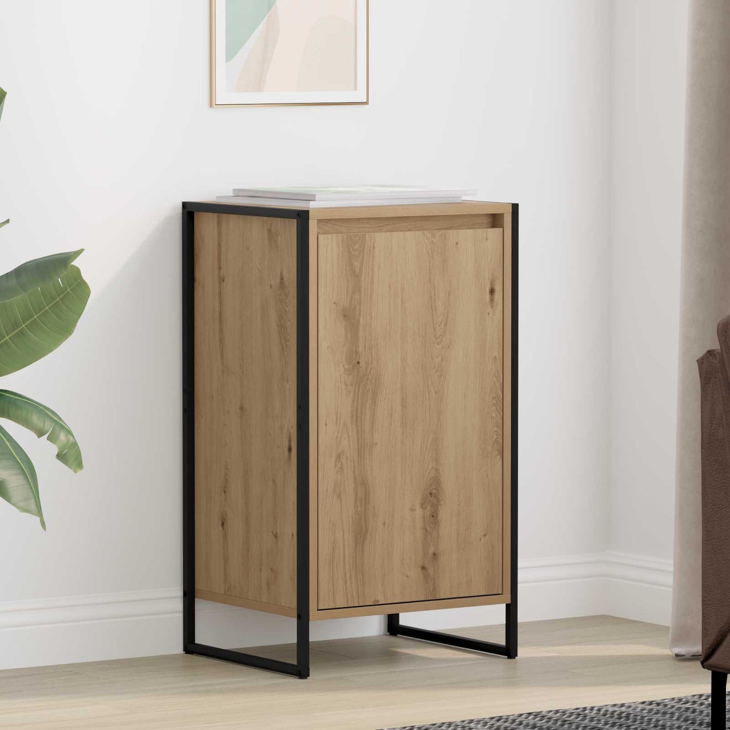 vidaXL Sideboard Artisian Oak 43 x 36 x 75.5 cm Engineered Wood