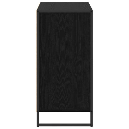 vidaXL Sideboard Black Oak 79 x 36 x 75.5 cm Engineered Wood