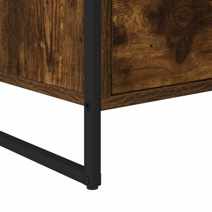 vidaXL Sideboard Smoke Oak 79 x 36 x 75.5 cm Engineered Wood