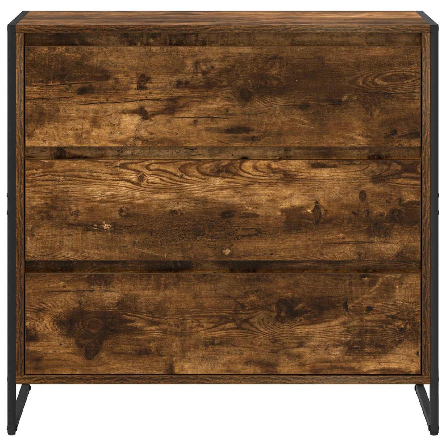 vidaXL Sideboard Smoke Oak 79 x 36 x 75.5 cm Engineered Wood