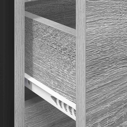 vidaXL Sideboard Grey Sonoma 79 x 36 x 75.5 cm Engineered Wood