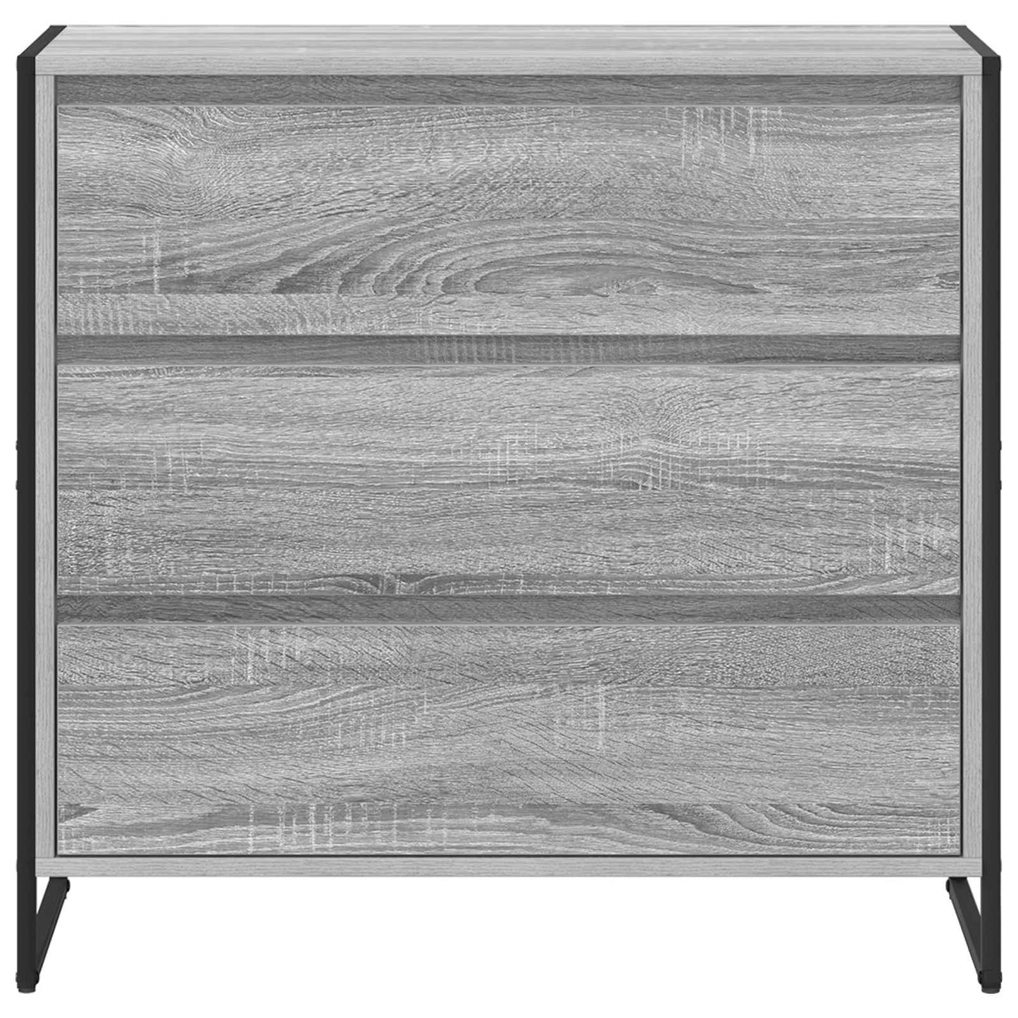 vidaXL Sideboard Grey Sonoma 79 x 36 x 75.5 cm Engineered Wood