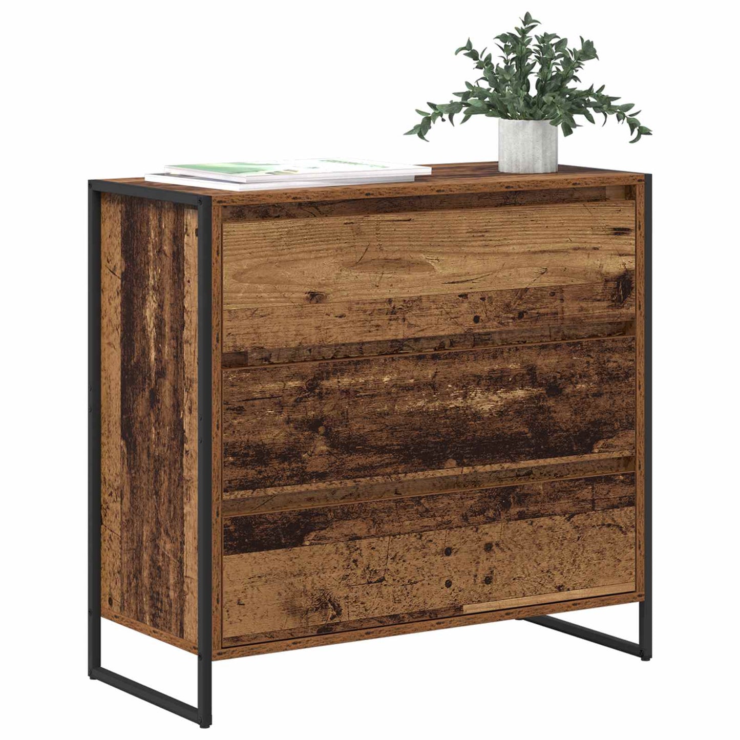 vidaXL Sideboard Old Wood 79 x 36 x 75.5 cm Engineered Wood