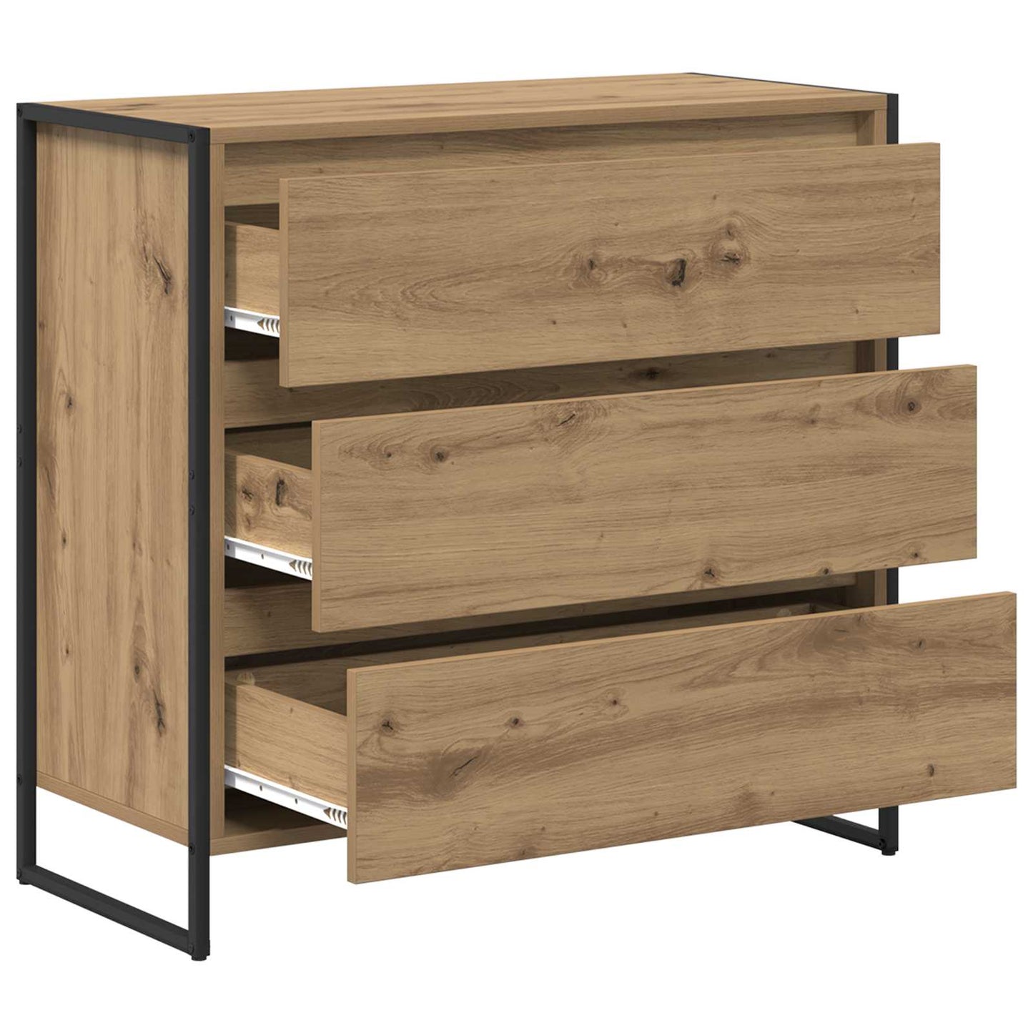 vidaXL Sideboard Artisian Oak 79 x 36 x 75.5 cm Engineered Wood
