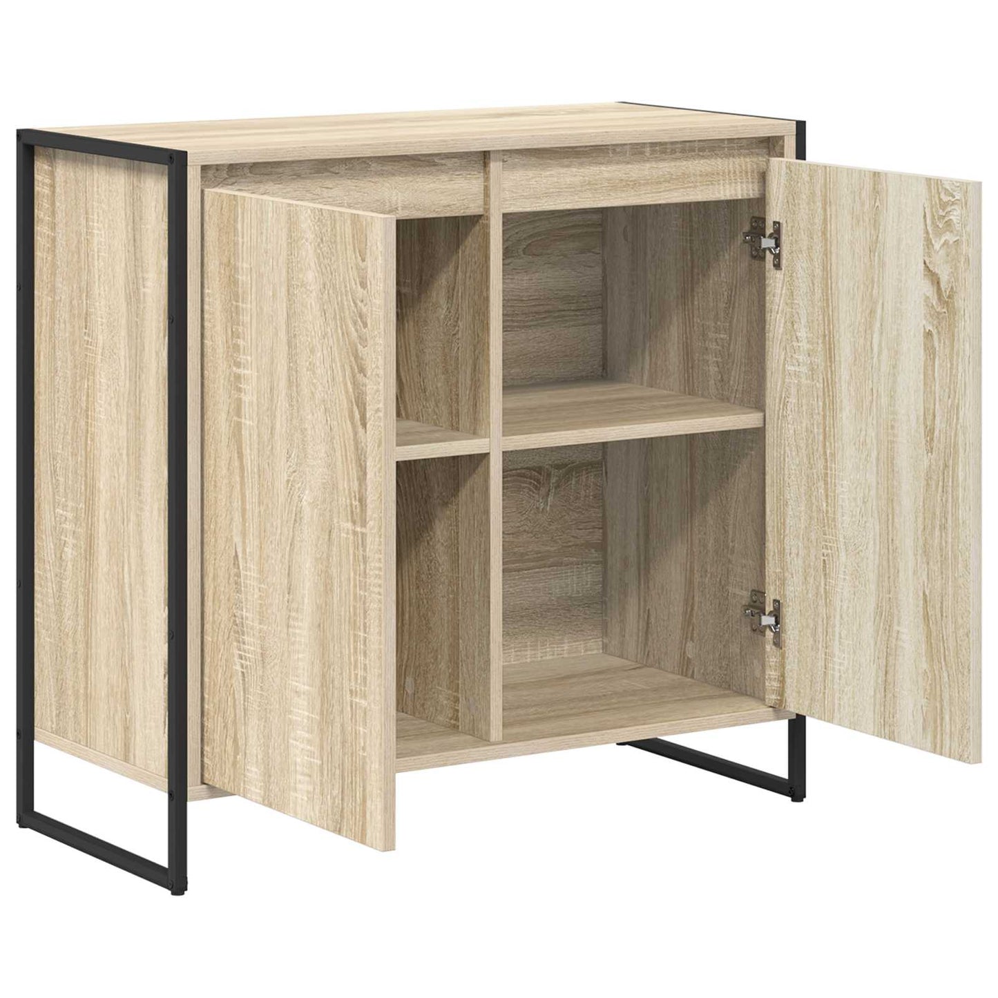vidaXL Side Cabinet Sonoma 79 x 36 x 75 cm Engineered Wood