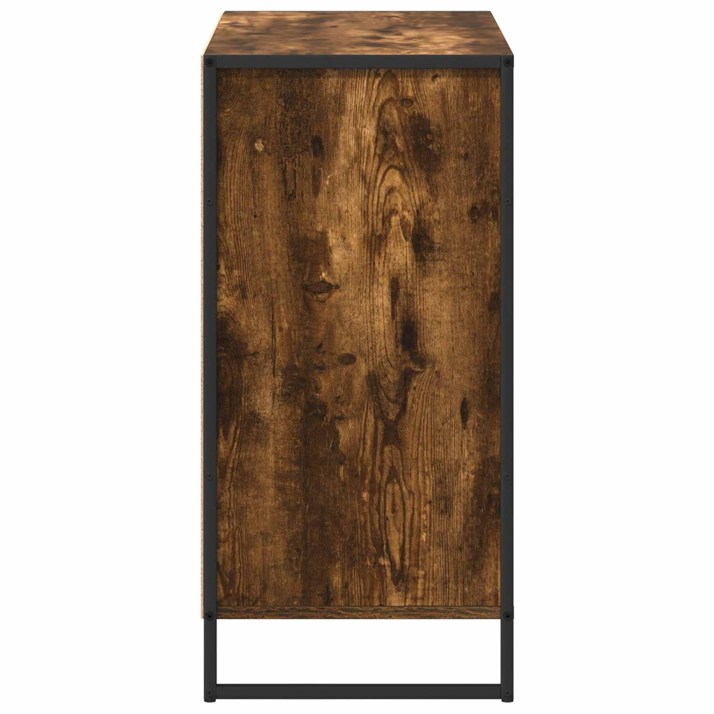 vidaXL Side Cabinet Smoke Oak 79 x 36 x 75 cm Engineered Wood