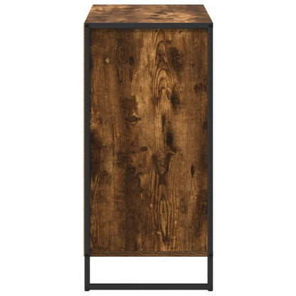 vidaXL Side Cabinet Smoke Oak 79 x 36 x 75 cm Engineered Wood
