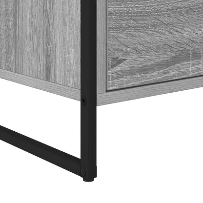 vidaXL Side Cabinet Grey Sonoma 79 x 36 x 75 cm Engineered Wood