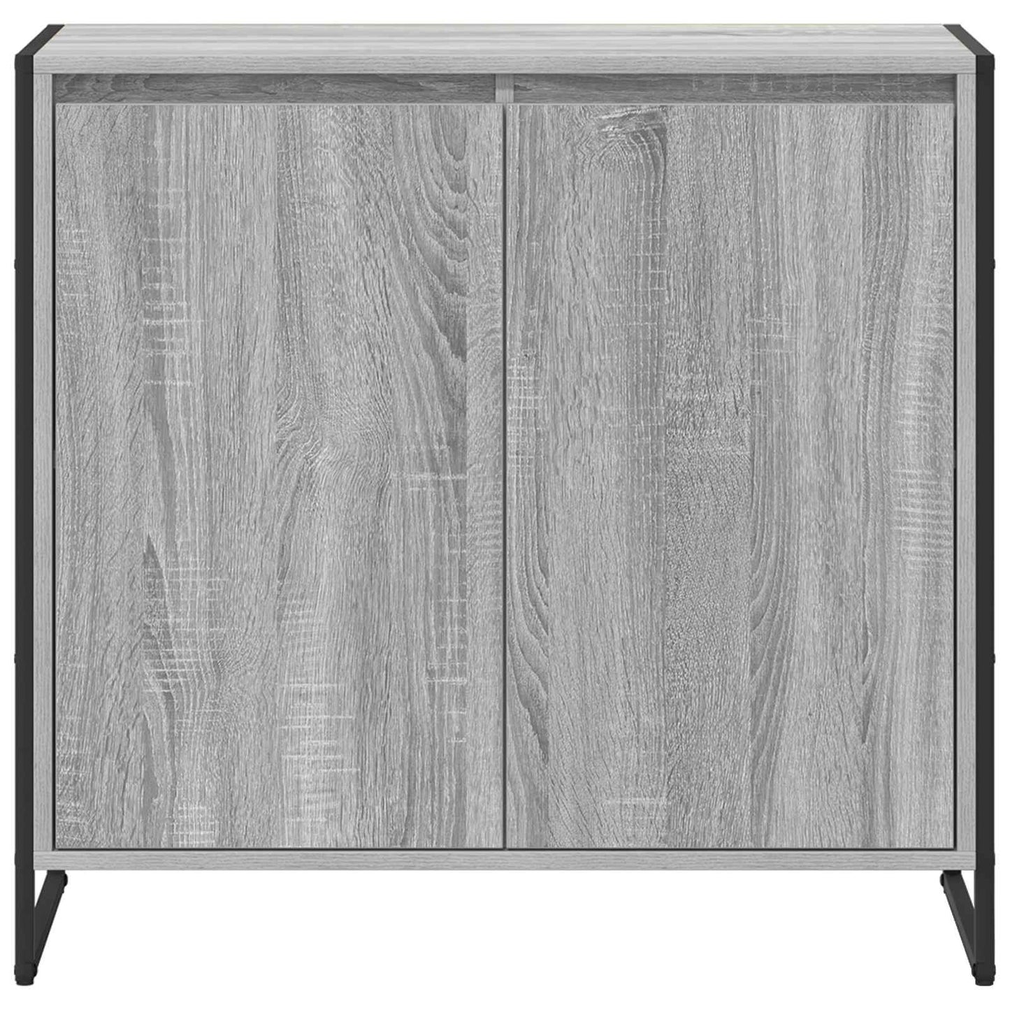 vidaXL Side Cabinet Grey Sonoma 79 x 36 x 75 cm Engineered Wood