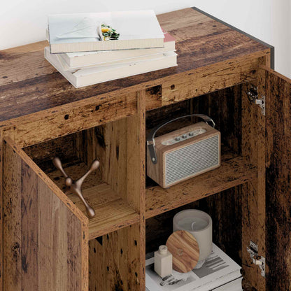 vidaXL Side Cabinet Old Wood 79 x 36 x 75 cm Engineered Wood