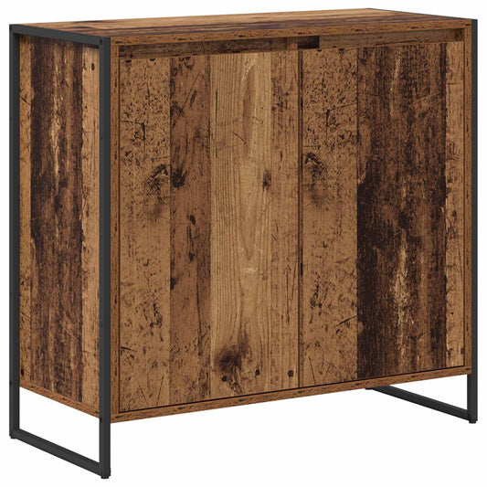 vidaXL Side Cabinet Old Wood 79 x 36 x 75 cm Engineered Wood