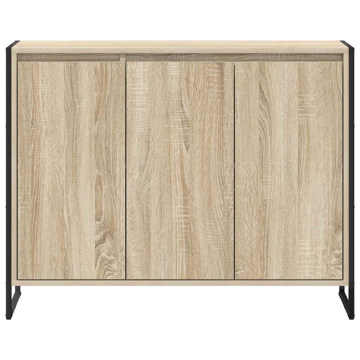 vidaXL Side Cabinet Sonoma 96.5 x 30 x 75 cm Engineered Wood