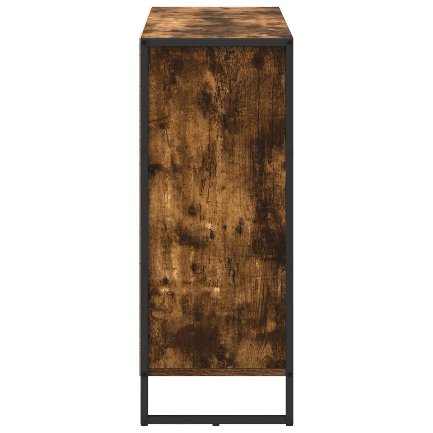 vidaXL Side Cabinet Smoke Oak 96.5 x 30 x 75 cm Engineered Wood