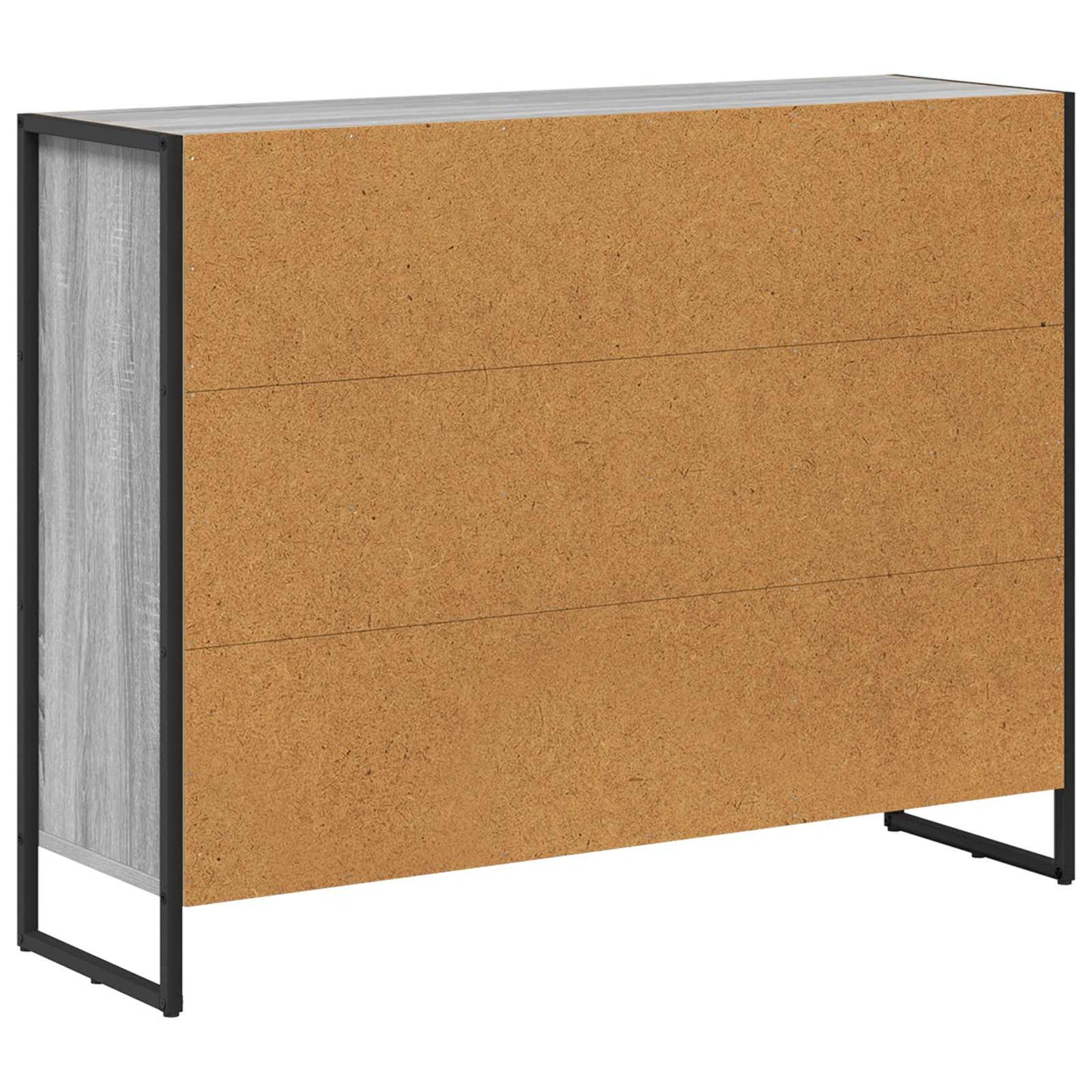 vidaXL Side Cabinet Grey Sonoma 96.5 x 30 x 75 cm Engineered Wood