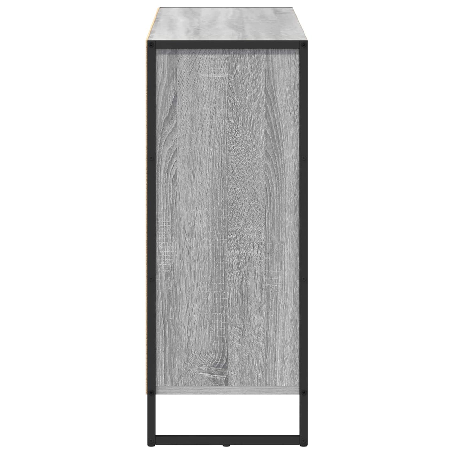 vidaXL Side Cabinet Grey Sonoma 96.5 x 30 x 75 cm Engineered Wood
