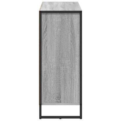 vidaXL Side Cabinet Grey Sonoma 96.5 x 30 x 75 cm Engineered Wood