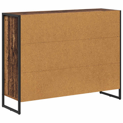vidaXL Side Cabinet Old Wood 96.5 x 30 x 75 cm Engineered Wood