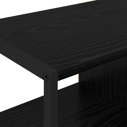 vidaXL Side Cabinet Black Oak 96.5 x 30 x 75 cm Engineered Wood
