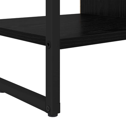 vidaXL Side Cabinet Black Oak 96.5 x 30 x 75 cm Engineered Wood