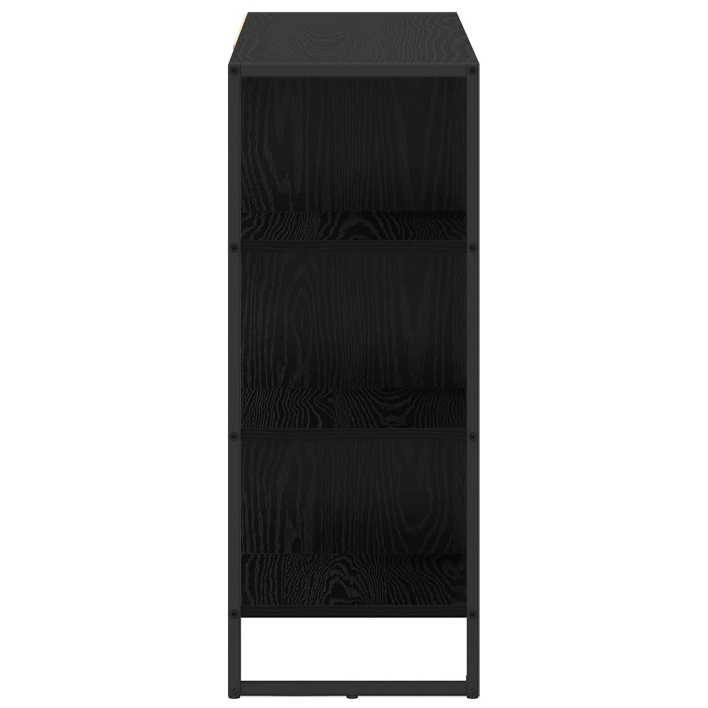 vidaXL Side Cabinet Black Oak 96.5 x 30 x 75 cm Engineered Wood