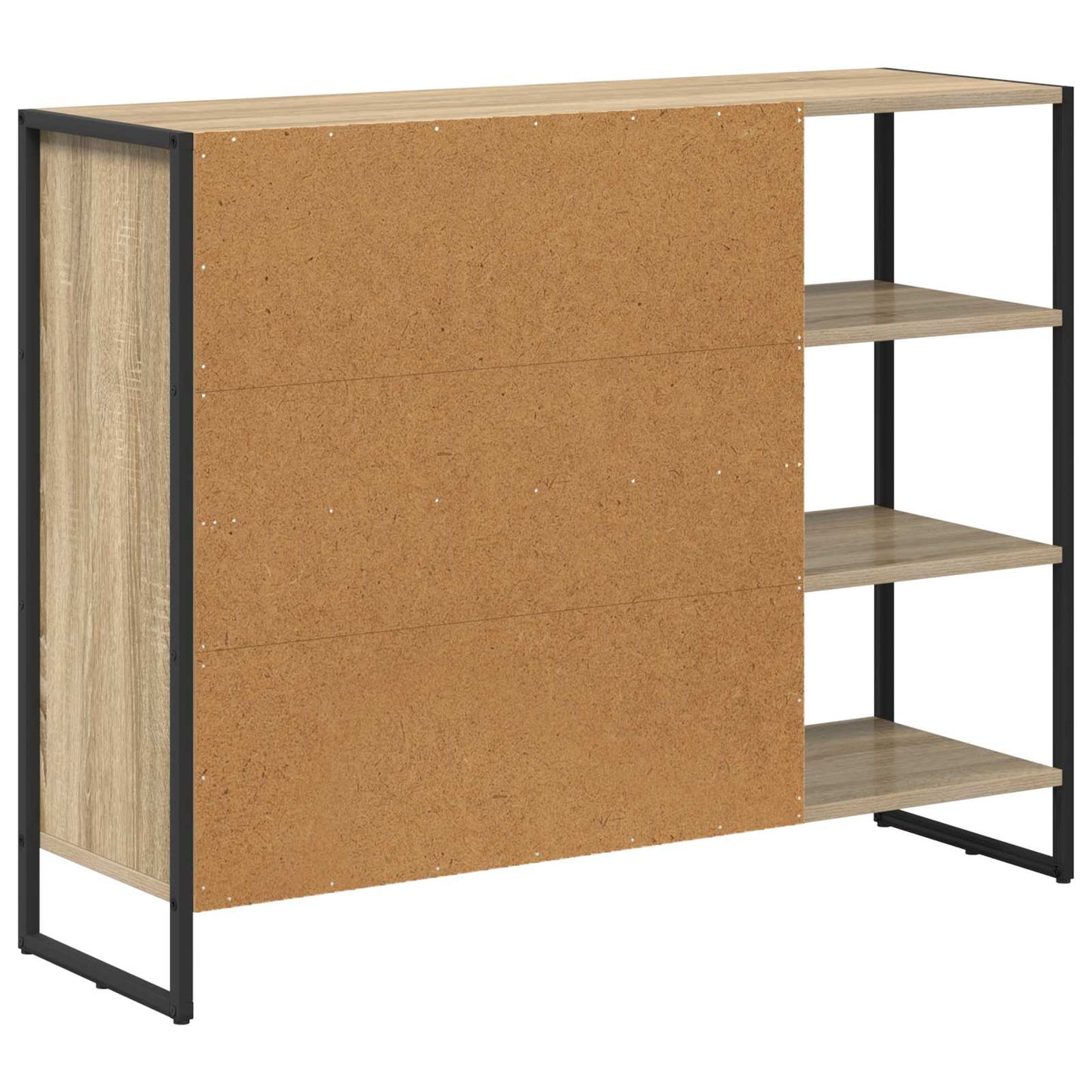 vidaXL Side Cabinet Sonoma 96.5 x 30 x 75 cm Engineered Wood
