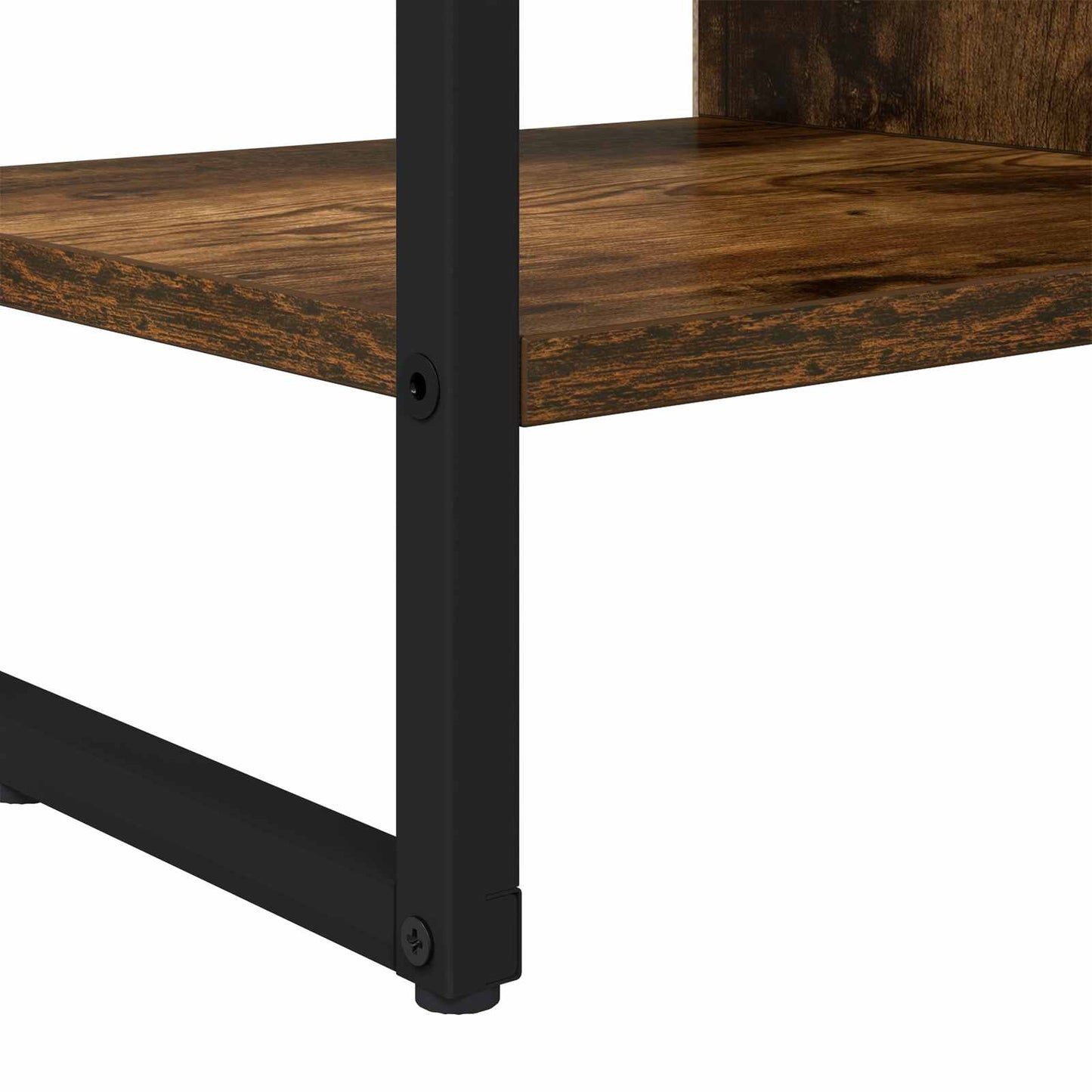 vidaXL Side Cabinet Smoke Oak 96.5 x 30 x 75 cm Engineered Wood