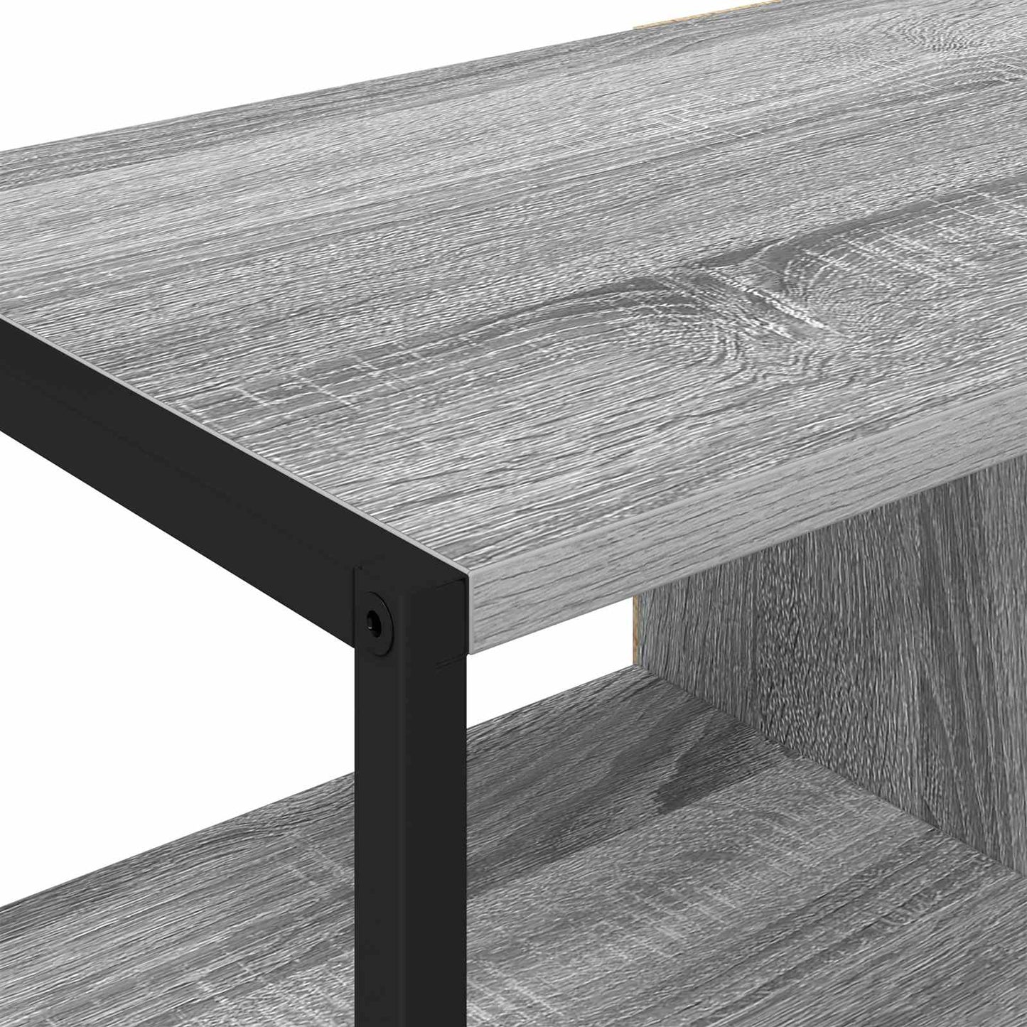 vidaXL Side Cabinet Grey Sonoma 96.5 x 30 x 75 cm Engineered Wood