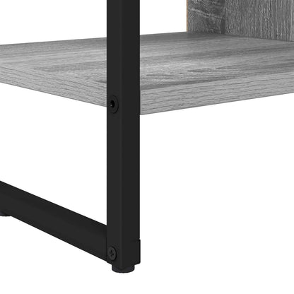 vidaXL Side Cabinet Grey Sonoma 96.5 x 30 x 75 cm Engineered Wood