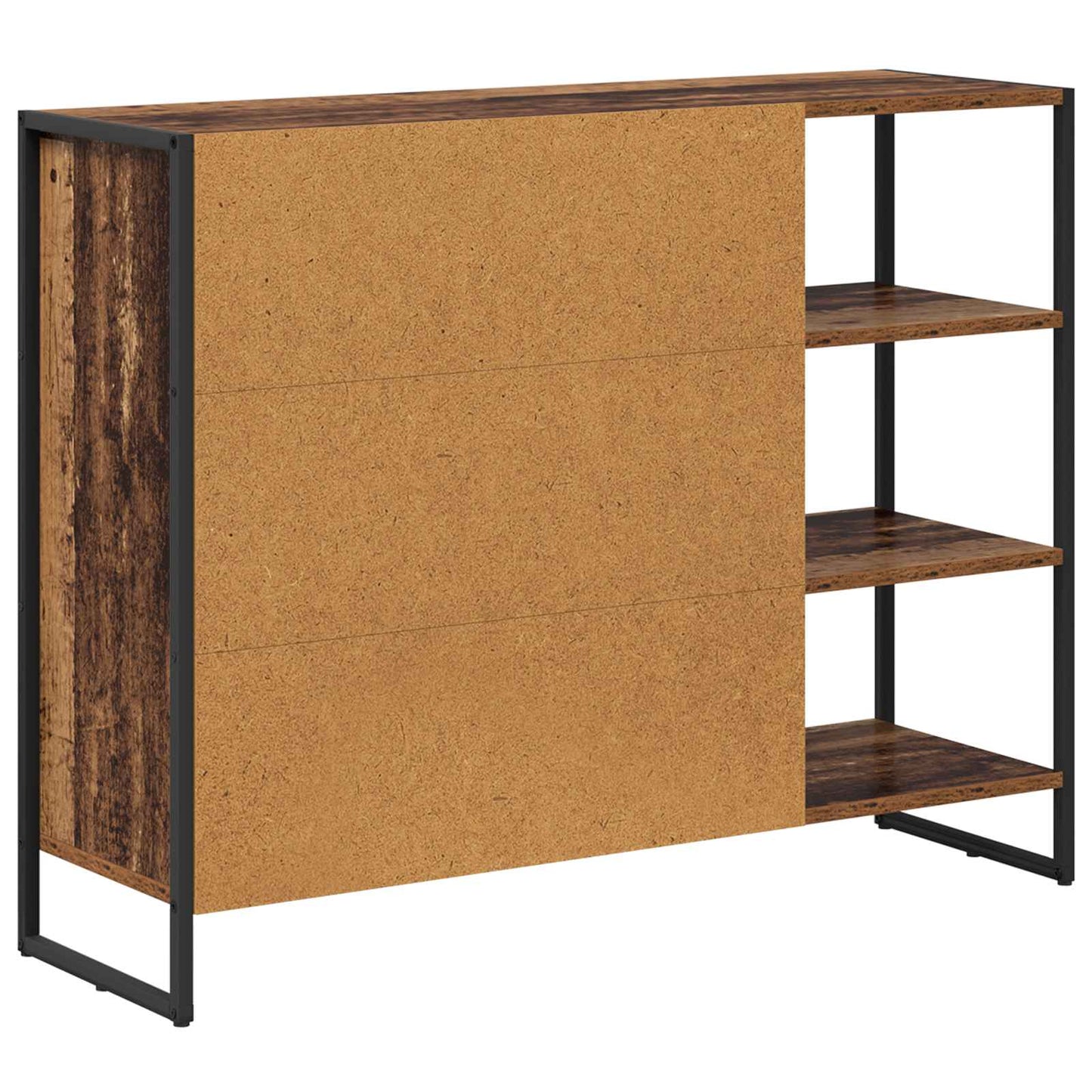 vidaXL Side Cabinet Old Wood 96.5 x 30 x 75 cm Engineered Wood