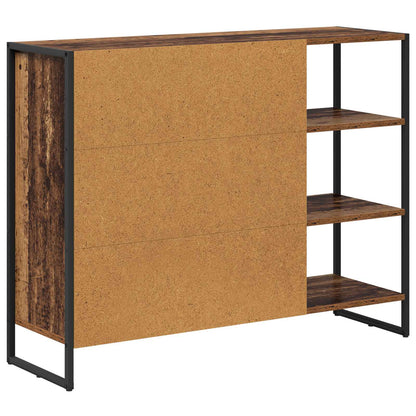 vidaXL Side Cabinet Old Wood 96.5 x 30 x 75 cm Engineered Wood