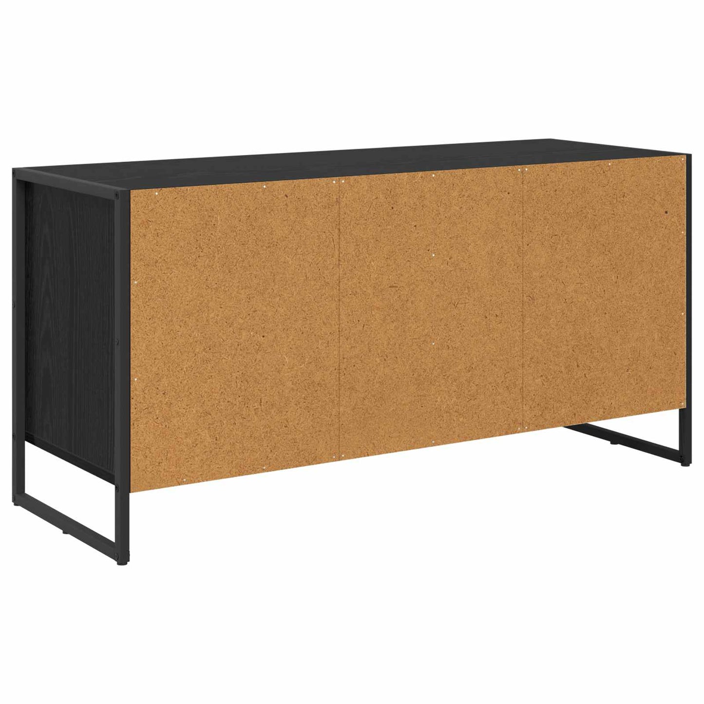 vidaXL TV Cabinet Black Oak 100 x 36 x 49.5 cm Engineered Wood