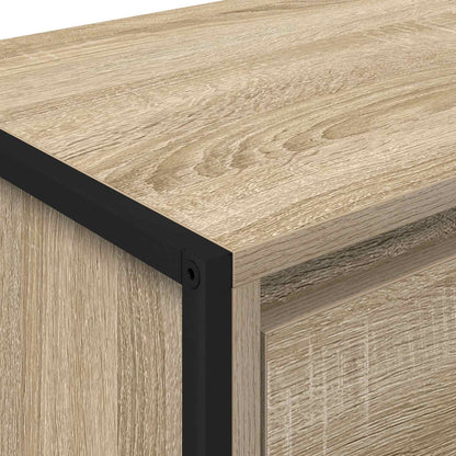 vidaXL TV Cabinet Sonoma 100 x 36 x 49.5 cm Engineered Wood
