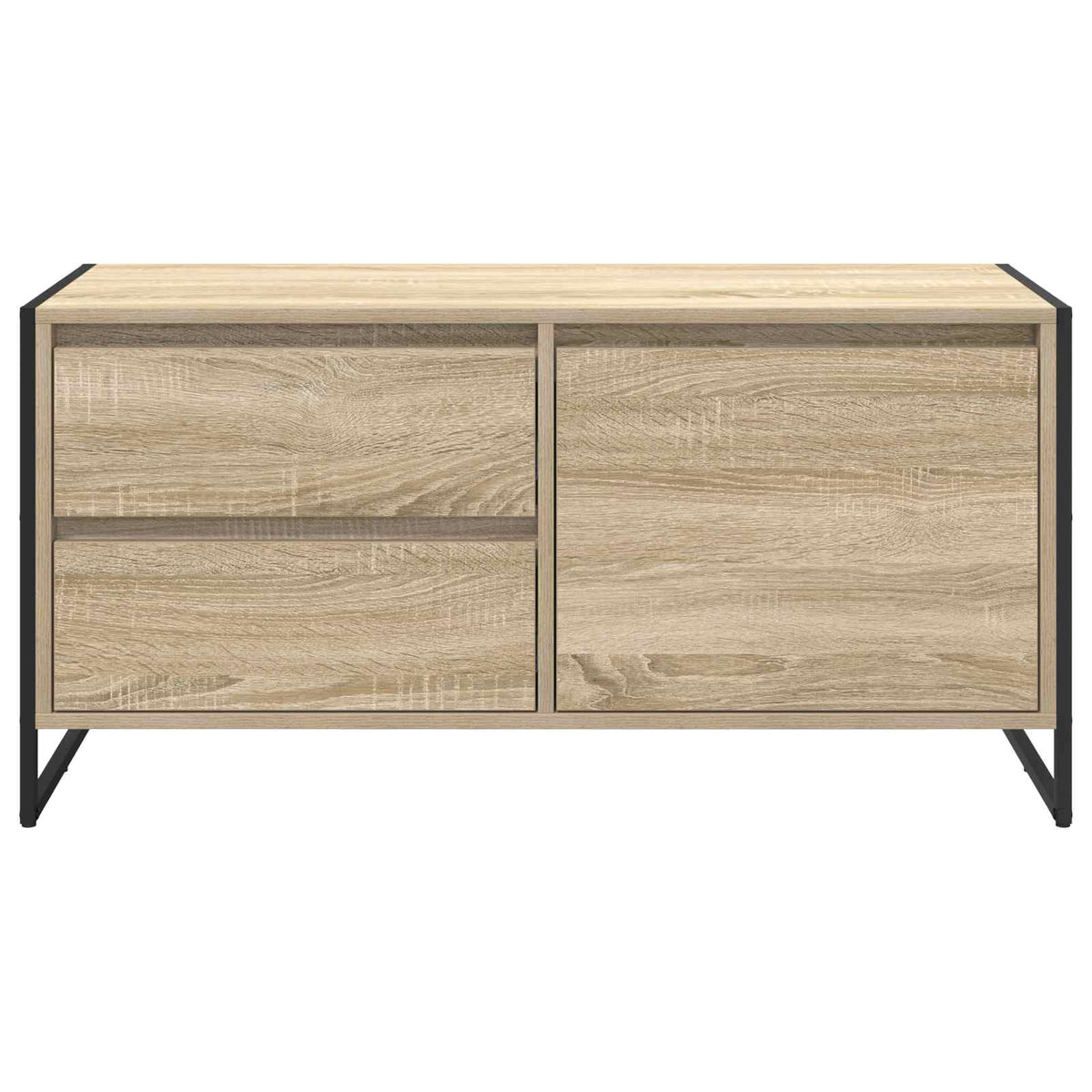 vidaXL TV Cabinet 100 x 36 x 49.5 cm Sonoma Oak Engineered Wood