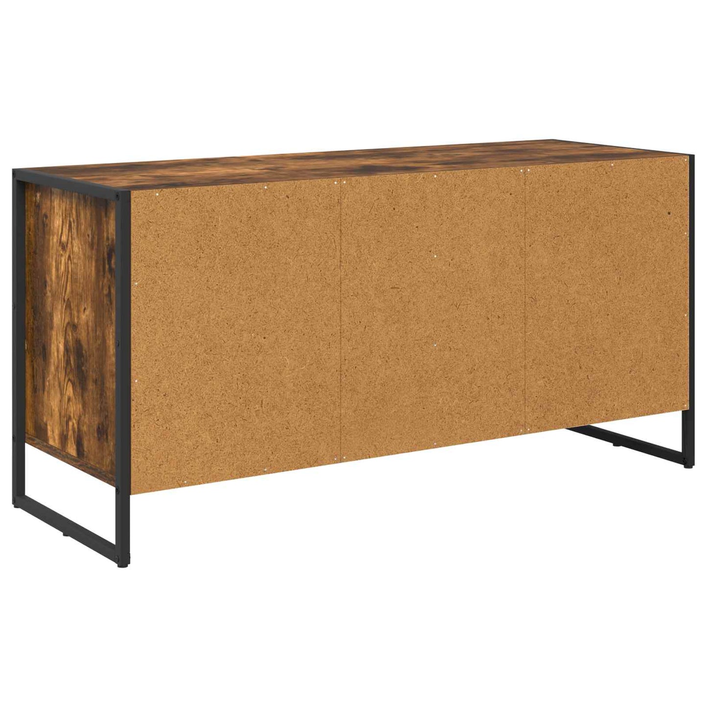 vidaXL TV Cabinet Smoke Oak 100 x 36 x 49.5 cm Engineered Wood