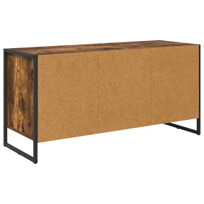 vidaXL TV Cabinet Smoke Oak 100 x 36 x 49.5 cm Engineered Wood
