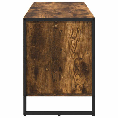 vidaXL TV Cabinet Smoke Oak 100 x 36 x 49.5 cm Engineered Wood