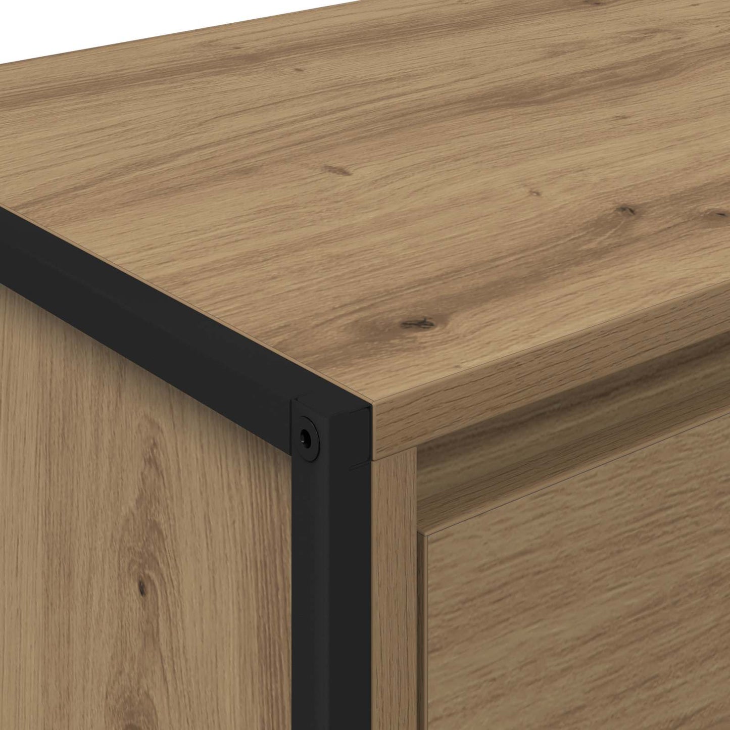 vidaXL TV Cabinet 100 x 36 x 49.5 cm Artisian Oak Engineered Wood
