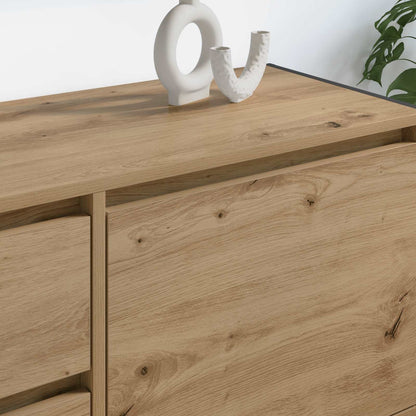 vidaXL TV Cabinet 100 x 36 x 49.5 cm Artisian Oak Engineered Wood