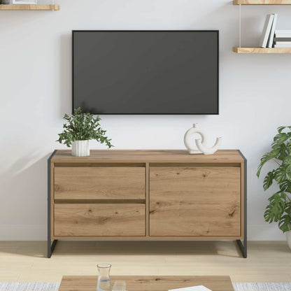 vidaXL TV Cabinet 100 x 36 x 49.5 cm Artisian Oak Engineered Wood