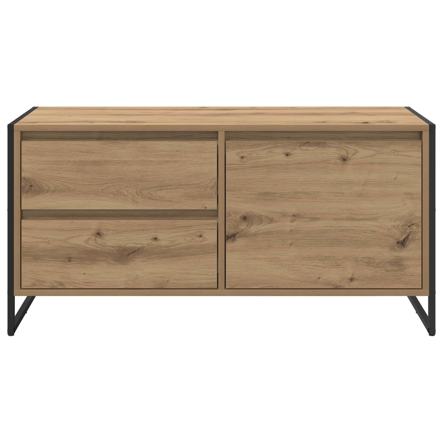 vidaXL TV Cabinet 100 x 36 x 49.5 cm Artisian Oak Engineered Wood